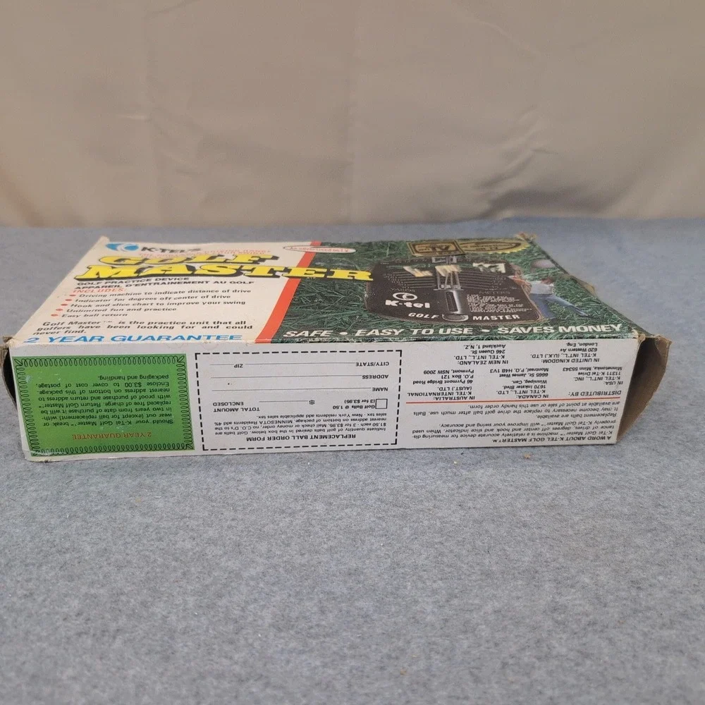 Vintage K-Tel Golf Master Portable Driving Range Practice Device 1976 Model 7400 - Picture 2 of 5